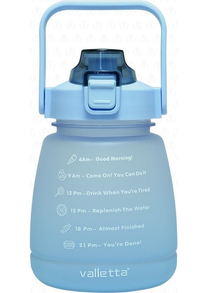 1,3 L Lusca Bpa Içermez Motivasyonel Su Matarası 1,3 Lt Mavi Su Matarası,su Şişesi,suluk Mavi Plast fiyatları