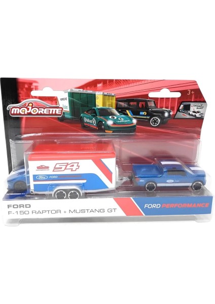 Nessiworld Majorette Car Trailer Ford