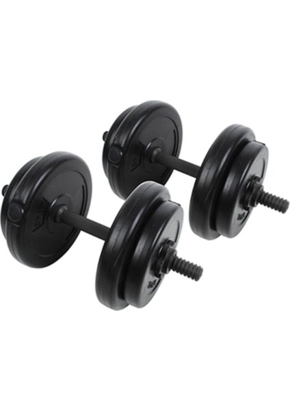 Beyaz Vinyl Dambıl Set 15 kg 1DYASVINYLSET/15K Vinyl 10 - 15 kg