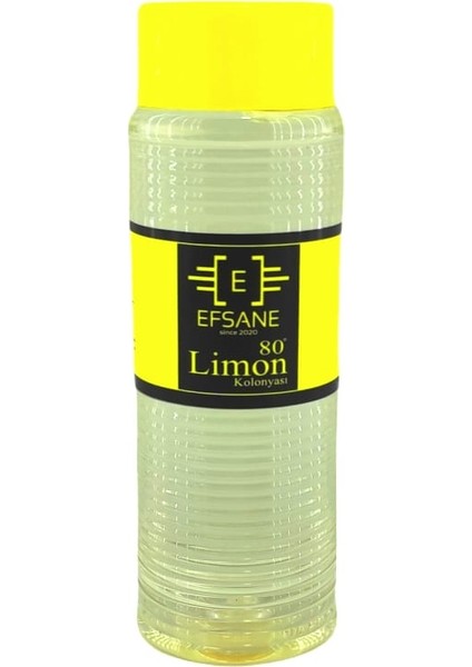 Efsane Limon Kolonyası 80 Derece 400 Ml. Plastik Şişe