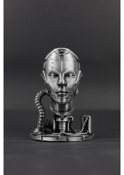 Cyborg Büst Figür