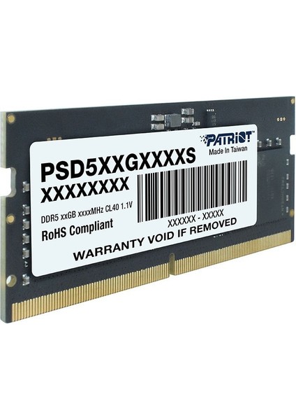 Signature Line 32GB(1X32GB) Ddr5 4800MHZ CL40 Sodımm Ram (PSD532G48002S)