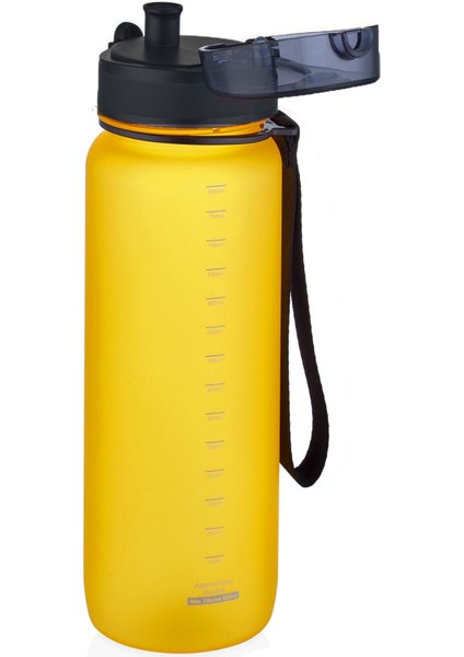 Turuncu 800ML -Yeni Ebat-Boy 25 Cm-Tritan Su Matarası Bpa Koku Sızdırma 0,80 L Plastik fiyatları