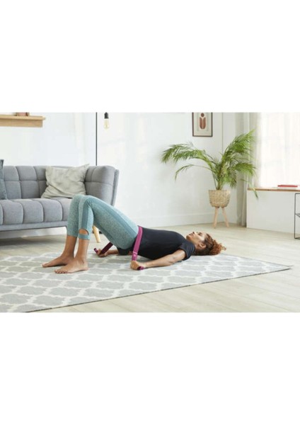 Tekno Trust Pilates Bandı Pilates Bandı - Fitness Bandı - Yoga Bandı - 8 Kademeli - Tutacaklı - Orta Seviye Ort fırsatları