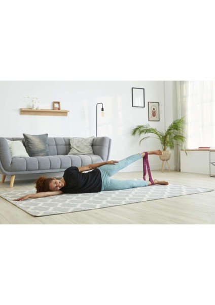 Tekno Trust Pilates Bandı Pilates Bandı - Fitness Bandı - Yoga Bandı - 8 Kademeli - Tutacaklı - Orta Seviye Ort indirimleri