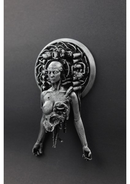 Cyborg - Figür / Büst -Duvara Süsü - 17CM fiyatları