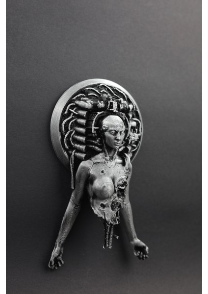 Cyborg - Figür / Büst -Duvara Süsü - 17CM modelleri