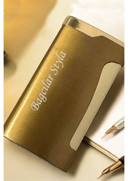 Metal Hayalet Alev Pürmüz Çakmak Kutusuz