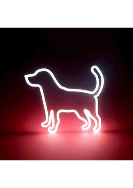 Neon LED Işıklı Köpek