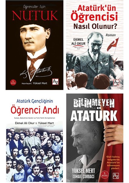 Öğrenciler İçin Atatürk Seti - 4 Kitap