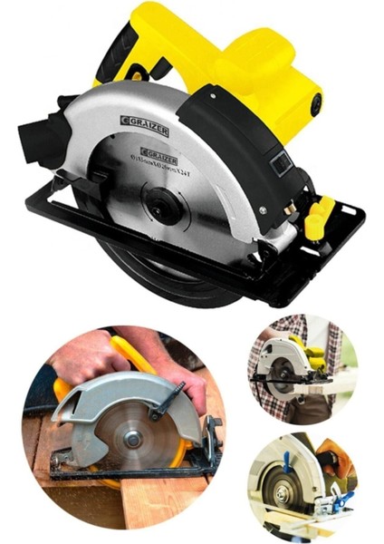 Alman 3000 Watt Lazerli Bakir Sargili Metal Şanzuman Sunta Kesme Daire Testere Makinesi 185 mm S