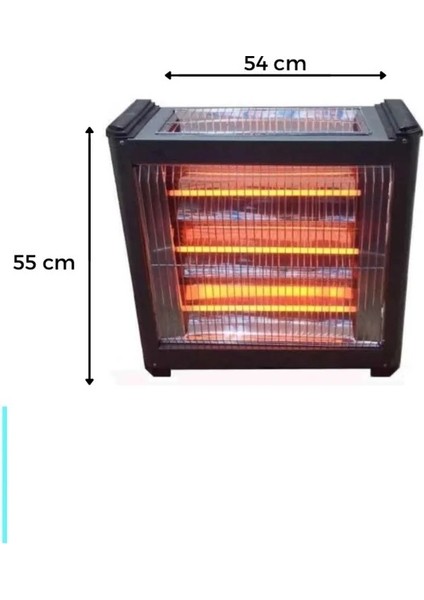 Bayersan-3003 Şömine Isıtıcı Soba 2400W (4172)