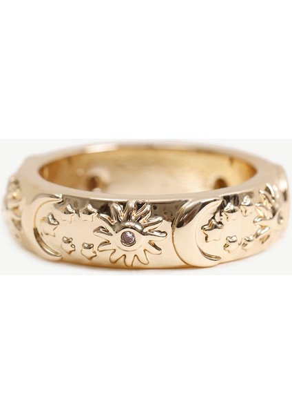 Metal İşlemeli Yüzük