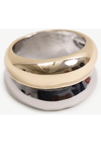 İki Renkli Kalın Yüzük fiyatları