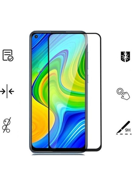 Xiaomi Redmi Note 9 Ile Uyumlu Kırılmaz Cam 9d Tam Kapatan Süper Glass