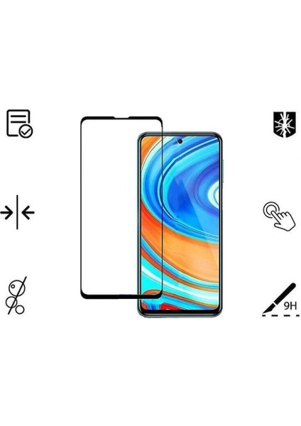 Xiaomi Redmi Note 9s 9 Pro Ile Uyumlu Kırılmaz Cam 9d Tam Kapatan Süper Glass