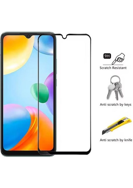 Xiaomi Redmi 10A Ile Uyumlu Kırılmaz Cam 9d Tam Kapatan Süper Glass