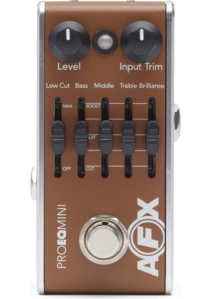 AFX Pro EQ Mini Akustik Preamp & EQ Pedalı