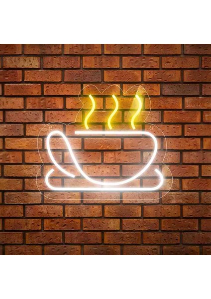 Neon LED Işıklı Cafe Coffoe fiyatları