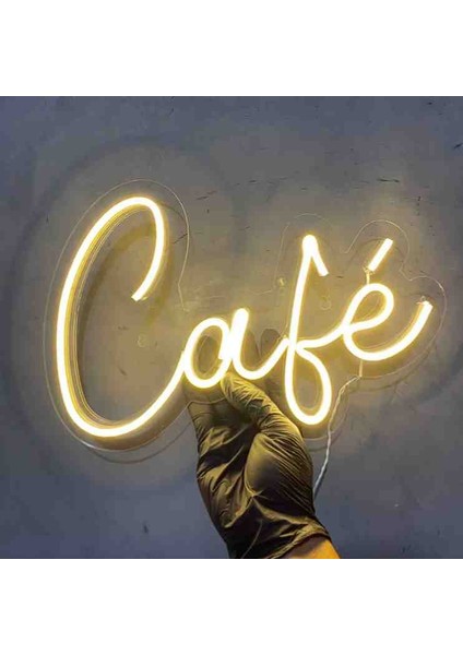 Neon Işıklı Cafe Coffoe