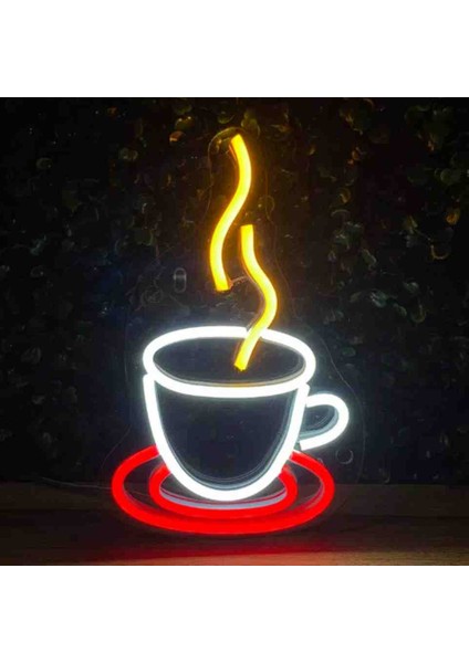 Neon LED Işıklı Cafe Coffoe fiyatları