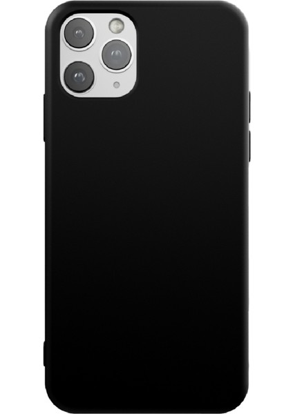 Apple iPhone 12 Pro Uyumlu Telefon Kılıfı Kadife Iç Yüzey Lansman Siyah