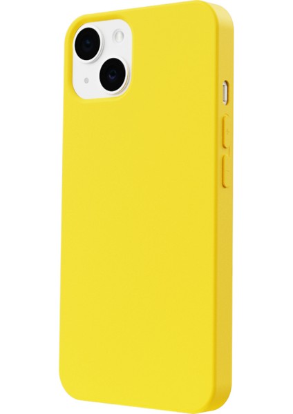 Apple iPhone 14 Plus Uyumlu Telefon Kılıfı Kadife Iç Yüzey Lansman Sarı fiyatları