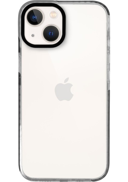 Apple iPhone 13 Mini Uyumlu Telefon Kılıf Premium Siyah Koruyucu Darbe Önleyici Çerçeveli