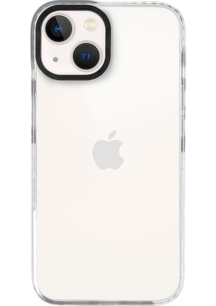 Apple iPhone 14 Plus Uyumlu Telefon Kılıf Premium Beyaz Koruyucu Darbe Önleyici Çerçeveli