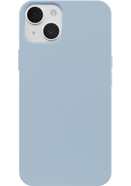 Apple iPhone 13 Mini Uyumlu Telefon Kılıfı Kadife Iç Yüzey Lansman Mavi