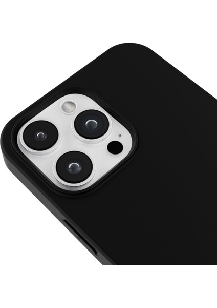 Apple iPhone 14 Pro Uyumlu Telefon Kılıfı Kadife Iç Yüzey Lansman Siyah modelleri
