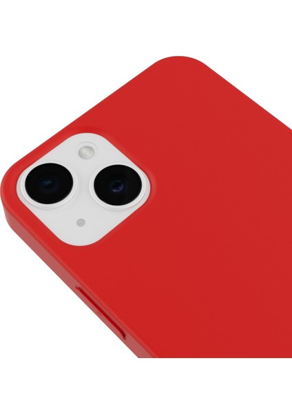Apple iPhone 14 Plus Uyumlu Telefon Kılıfı Kadife Iç Yüzey Lansman Kırmızı modelleri