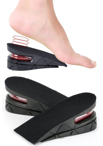 Boy Uzatıcı Tabanlık - Ayakkabı İçi Topuk Yükseltici - Hava Yastıklı Gizli Ayak Tabanlığı - 5 cm