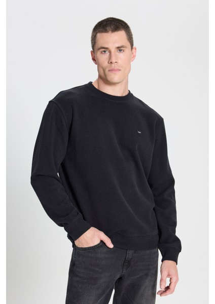 Wrangler Regular Fit Normal Kesim Bisiklet Yaka Haki Sweatshirt