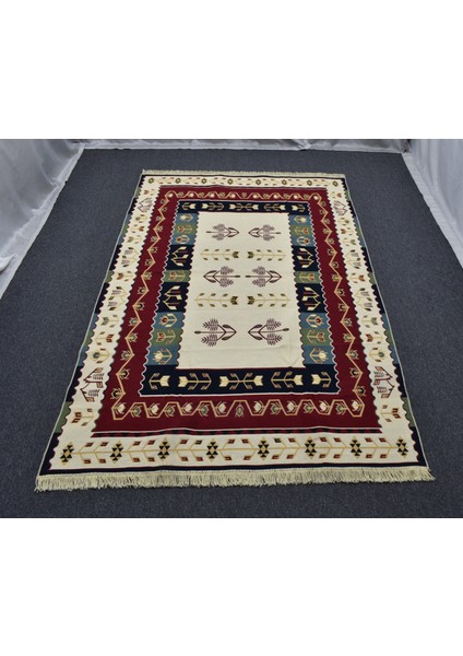 Yeni Çift Yüzlü Tasarım Lüks Büyük Makine Kilim 5196