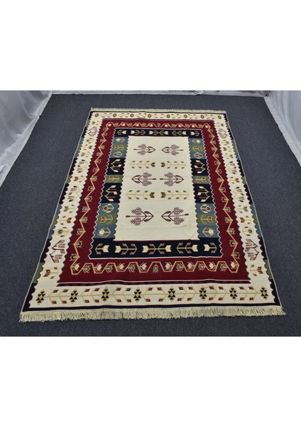 Yeni Çift Yüzlü Tasarım Lüks Büyük Makine Kilim 5196