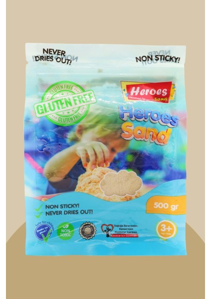 Kinetik Kum 500 Gr, Eğlenceli ve Eğitici Kinetik Kum