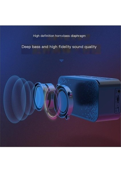 Saat Bluetooth Hoparlör Yaratıcı Mini Ayna LED Işık Çalar Saat Küçük Hoparlör (Yurt Dışından) modelleri