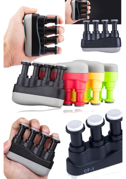 Tekno Trust Siyah Portatif Gitar Bas Piyano Parmak Egzersizci El Kavrama Parmak Eğitmen Parmak Güçlendirici El indirimleri