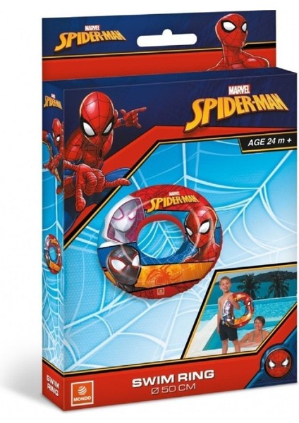 Tekno Trust Kırmızı Spiderman 50CM Çocuk Yüzme Simit 16928