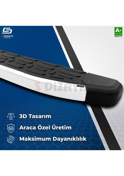 S-Dizayn Vw Tiguan 3 Evo Aluminyum Yan Basamak 183 cm 2024 Üzeri