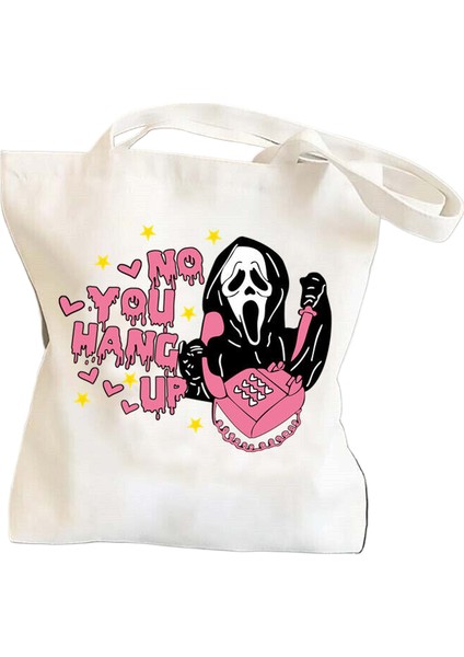 Cadılar Bayramı Baskı Büyük Kapasiteli Karikatür Çanta (Yurt Dışından)