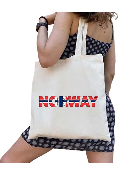 Harita Kanvas Tote Çanta (Yurt Dışından)