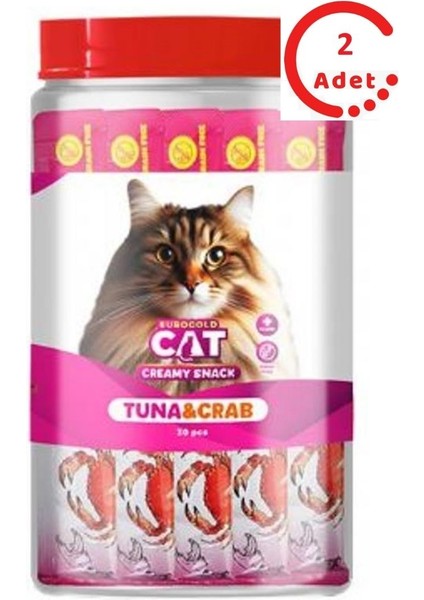 Cat Sıvı Kedi Ödülü Ton - Yengeç 30X15GR x 2 Adet