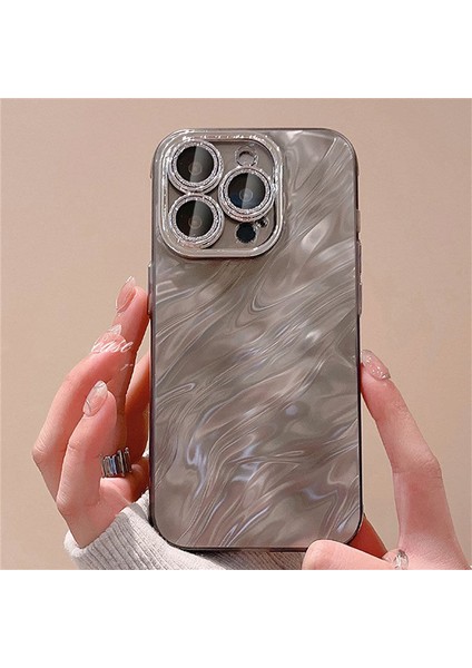 Apple iPhone 15 Pro Max Uyumlu Kılıf Zebana Dazz Silikon Kılıf Siyah