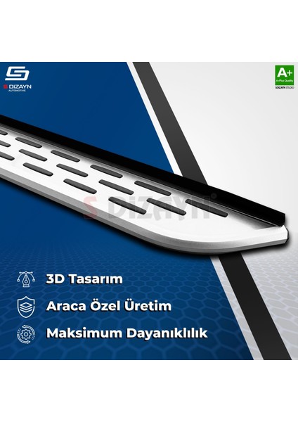 S-Dizayn Ford Kuga 2 Oem Still Pro V1 Aluminyum Yan Basamak 183 cm 2013-2019