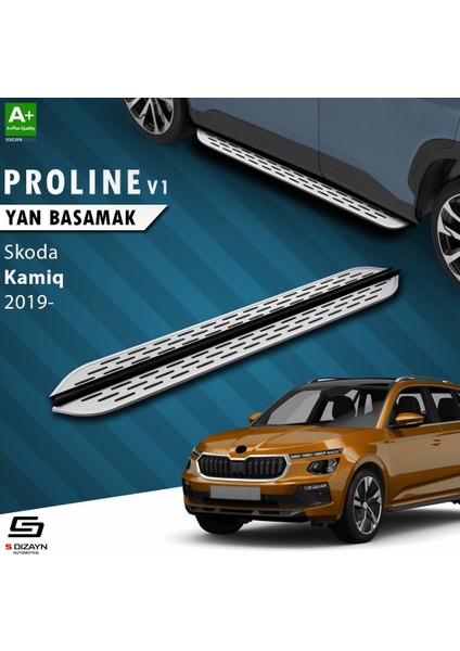 S-Dizayn Skoda Kamiq Oem Still Pro V1 Aluminyum Yan Basamak 183 cm 2019 Üzeri