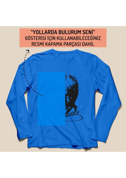 Yollarda Bulurum Seni - Mavi - Uzun - Beden: 7-8 Yaş