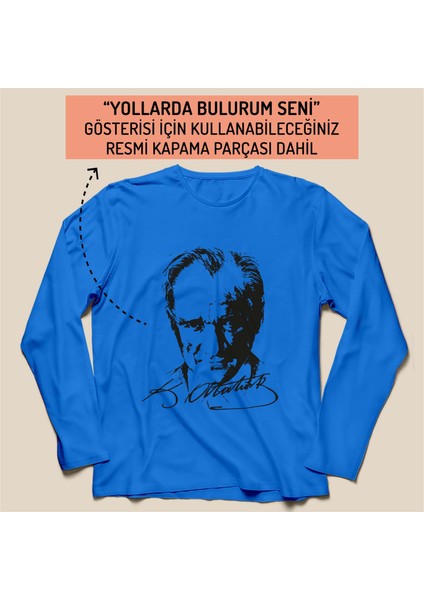 Yollarda Bulurum Seni - Mavi - Uzun - Beden: 7-8 Yaş