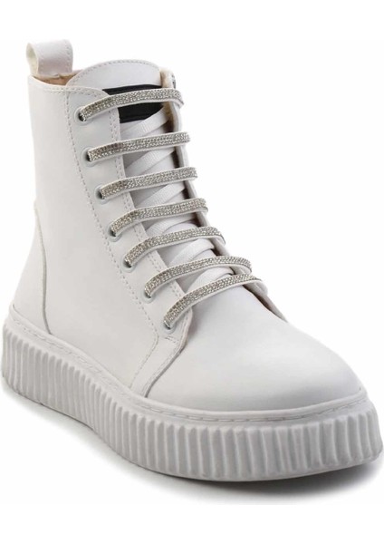 Beyaz Kadın Bot & Bootie K02714131509 modelleri